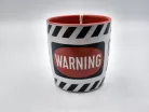 Warning - Genius at work - керамична чаша