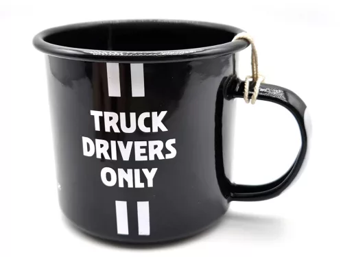Mercedes Benz - Truck drivers only - Quality lasts longer - метална чаша