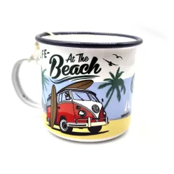   Volkswagen VW Transporter T1 - Life at the beach - метална чаша