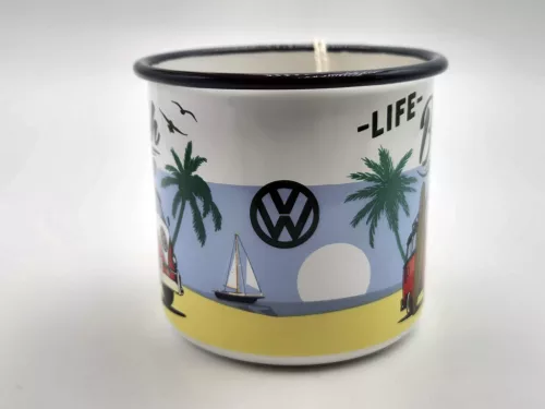 Volkswagen VW Transporter T1 - Life at the beach - метална чаша