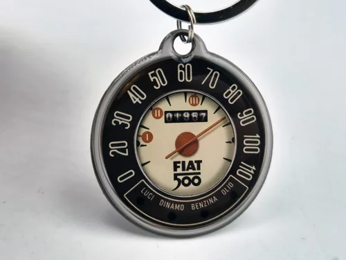 Fiat 500 ключодържател с километраж
