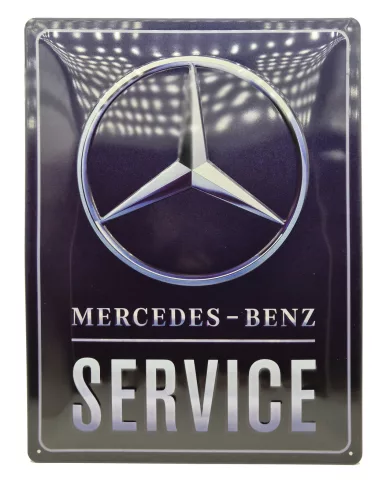 Mercedes - Benz service - метална табела (30x40cm)