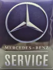 Mercedes - Benz service - метална табела (30x40cm)