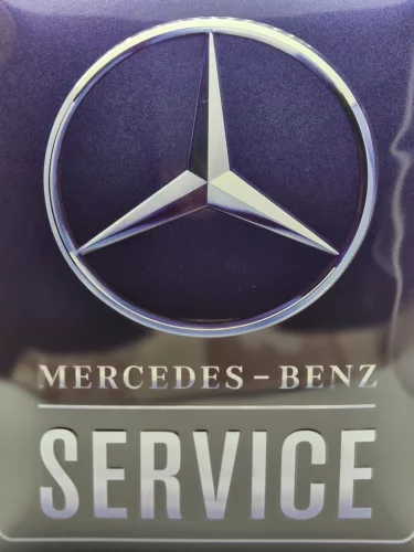 Mercedes - Benz service - метална табела (30x40cm)