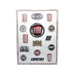 Fiat Logo - метална табела (30x40cm)
