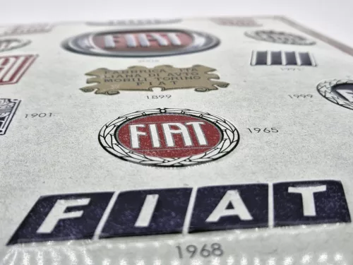 Fiat Logo - метална табела (30x40cm)