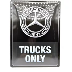   Mercedes-Benz - trucks only - метална табела (30x40cm)