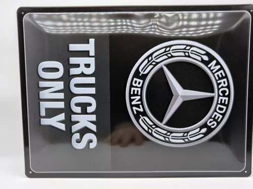 Mercedes-Benz - trucks only - метална табела (30x40cm)