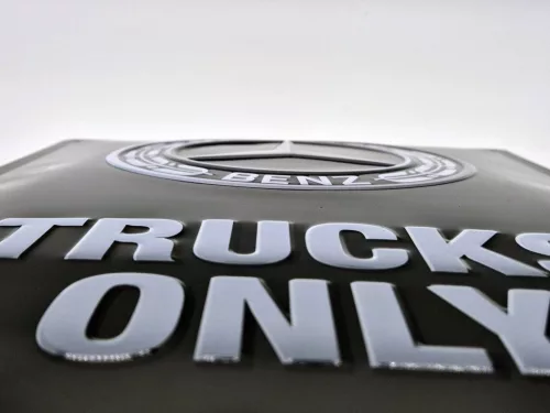 Mercedes-Benz - trucks only - метална табела (30x40cm)