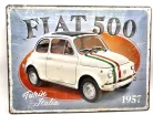 Fiat 500 - метална табела (40x30cm)