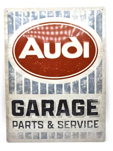 Audi Garage - метална табела (30x40cm)