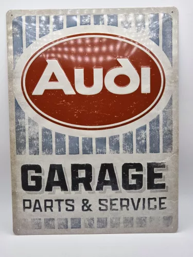 Audi Garage - метална табела (30x40cm)