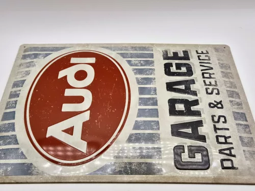 Audi Garage - метална табела (30x40cm)