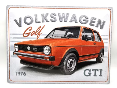 Volkswagen Golf GTI - метална табела