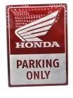 Honda Parking Only - метална табела (30x40cm)