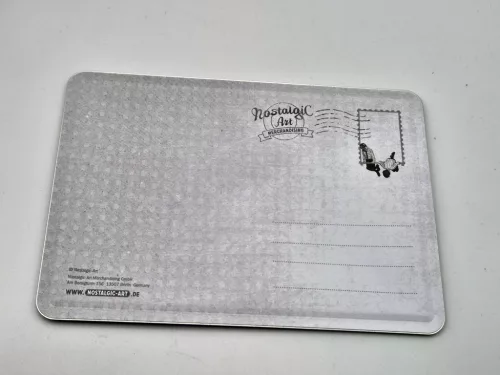 Mercedes Logo ретро метална табела размер картичка (14x10cm)