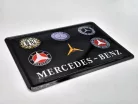 Mercedes Logo ретро метална табела размер картичка (14x10cm)