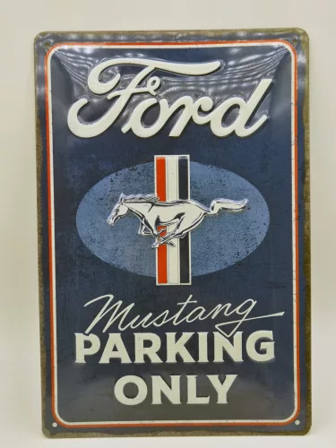 Ford Mustang Parking Only метална табела (20x30 cm)