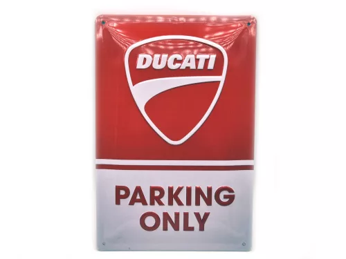 Ducati Parking only метална табела (20x30 cm)