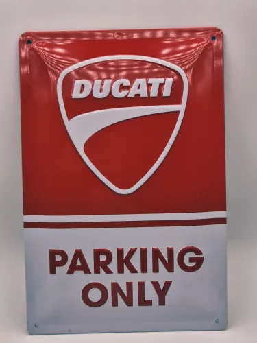 Ducati Parking only метална табела (20x30 cm)