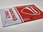 Ducati Parking only метална табела (20x30 cm)