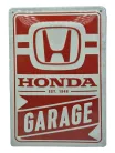 Honda Garage метална табела (20x30 cm)