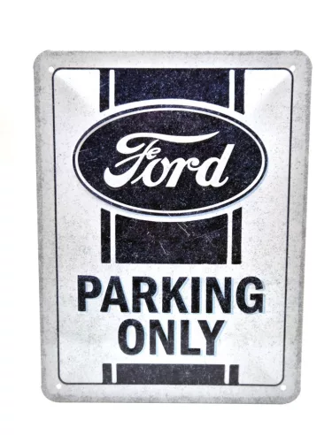 Ford Parking Only - метална табела (15x20cm)