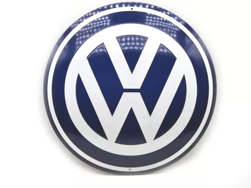 Volkswagen кръгла метална табела (35cm)