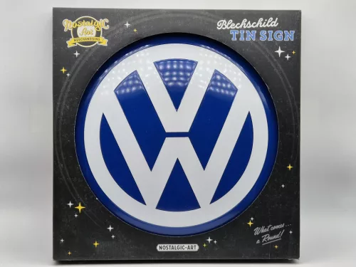 Volkswagen кръгла метална табела (35cm)