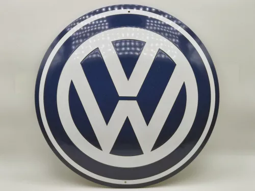 Volkswagen кръгла метална табела (35cm)