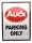 Audi Parking Only - метална табела (30x40cm)