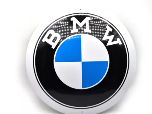 BMW метална кръгла табела - метален плакат (35cm)