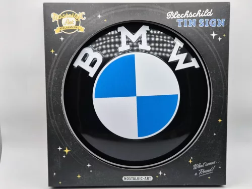 BMW метална кръгла табела - метален плакат (35cm)