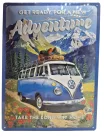 Volkswagen VW T1 Transporter - Get ready for a new Adventure - метална табела (30x40cm)