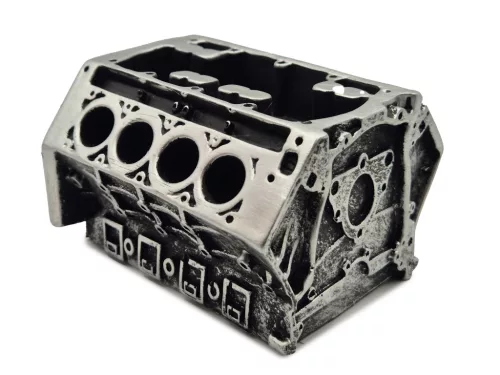 V8 двигател моторен блок настолна поставка за химикалки / визитки декорация