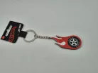 Hot Wheels - червено пламък джанта ключодържател