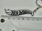 Hot Wheels - бяло лого ключодържател