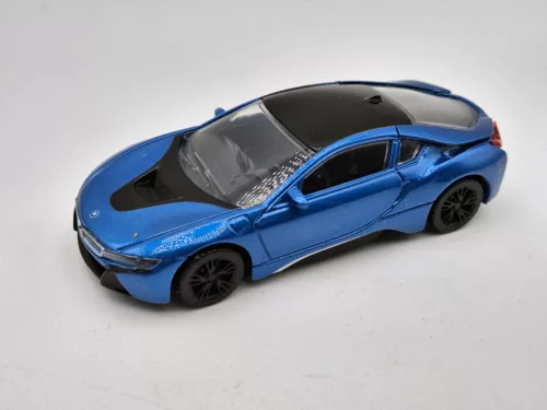 BMW i8 синьо - Rastar - моделен автомобил 1:43