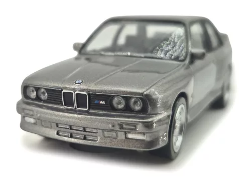 BMW E30 M3 сив 1986 Norev 1:43 модел автомобил