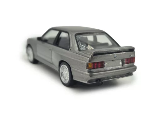 BMW E30 M3 сив 1986 Norev 1:43 модел автомобил