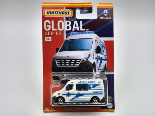 Renault Master Ambulance линейка - Matchbox - 1:64 1/64 малка кола
