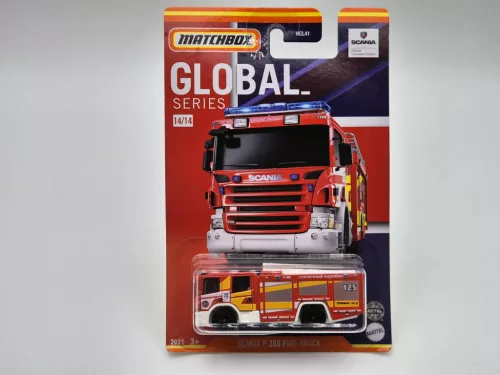 Scania P360 Firetruck - Matchbox - 1:64 1/64 малка кола