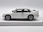 BMW E30 M3 (1988) - бял - Bburago - 1:24
