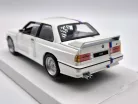 BMW E30 M3 (1988) - бял - Bburago - 1:24