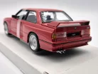 BMW E30 M3 (1988) - червен - Bburago - 1:24