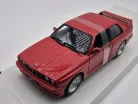 BMW E30 M3 (1988) - червен - Bburago - 1:24
