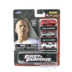   Fast & Furious комплект от 3 броя - NV-12 Jada Toys малка количка