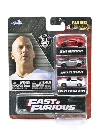 Fast & Furious комплект от 3 броя - NV-12 Jada Toys малка количка