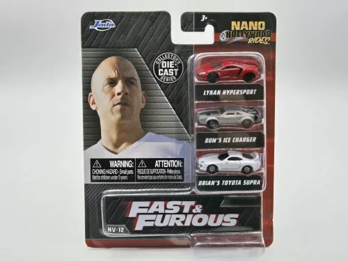 Fast & Furious комплект от 3 броя - NV-12 Jada Toys малка количка