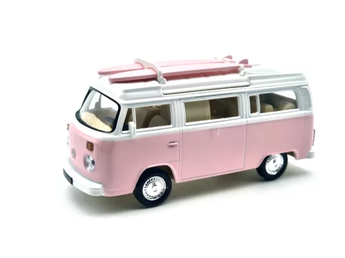 Volkswagen VW T2 transporter (1962) - Norev - 1:43 - розов